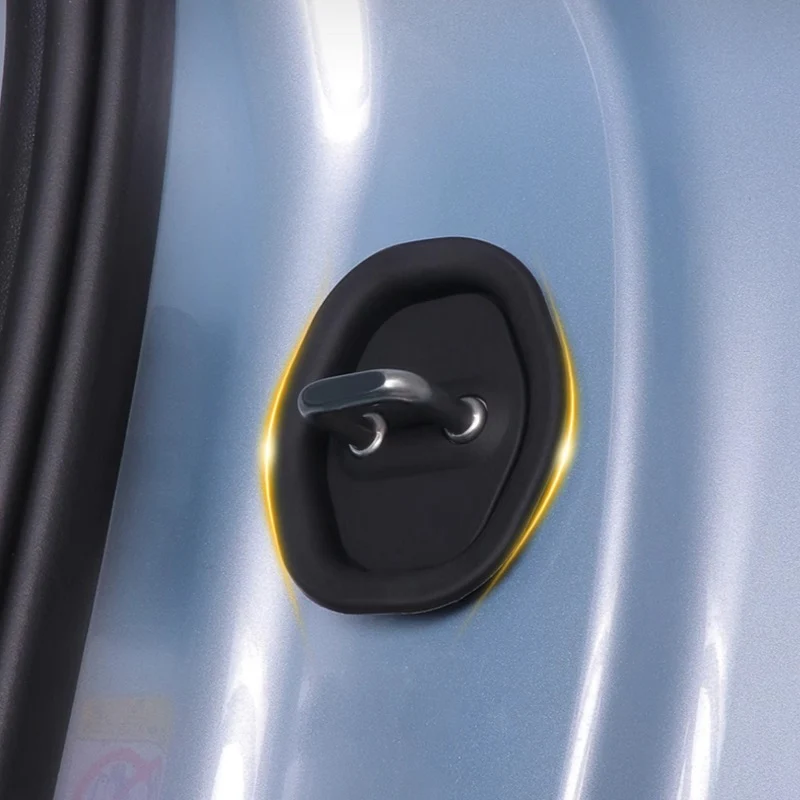 Cushion Silicone Door Lock Buckle Prot Cover for BYD (4Pcs)
