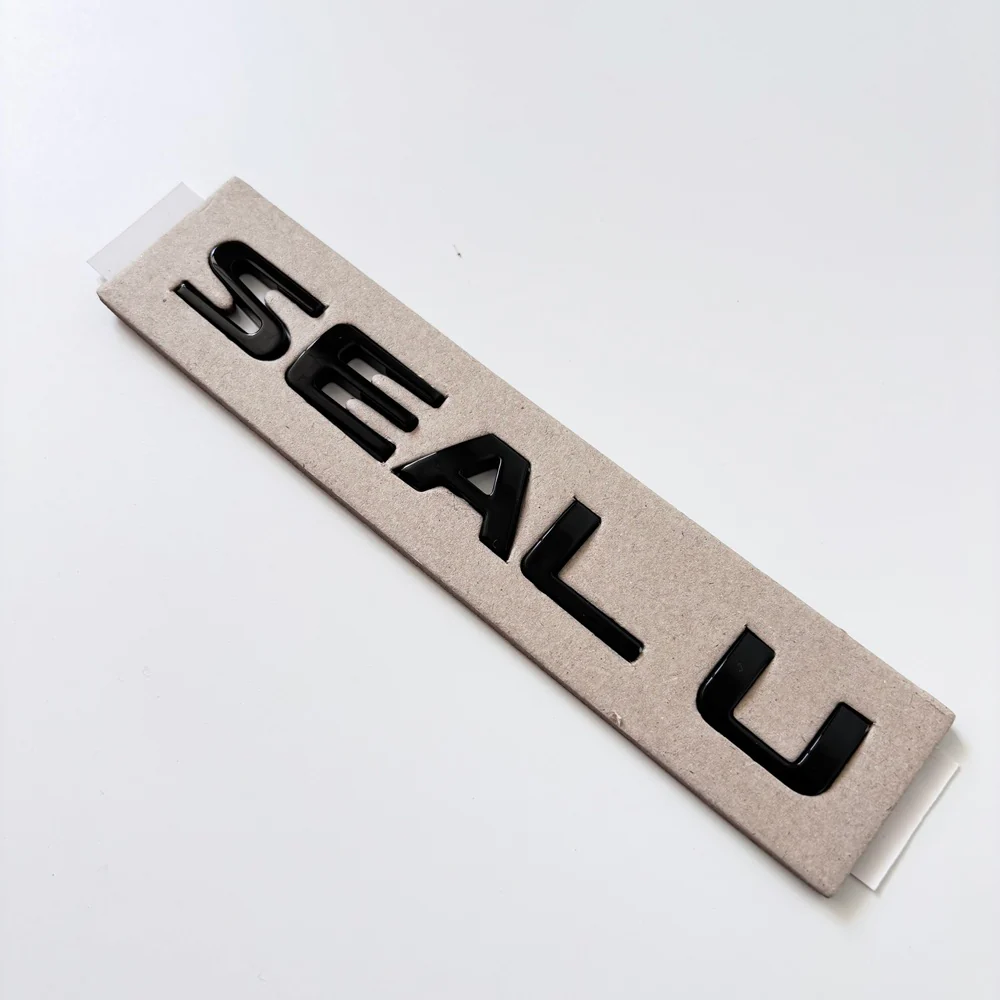 Rear Bumper Glossy Black Badges LOGO for BYD - Image 29