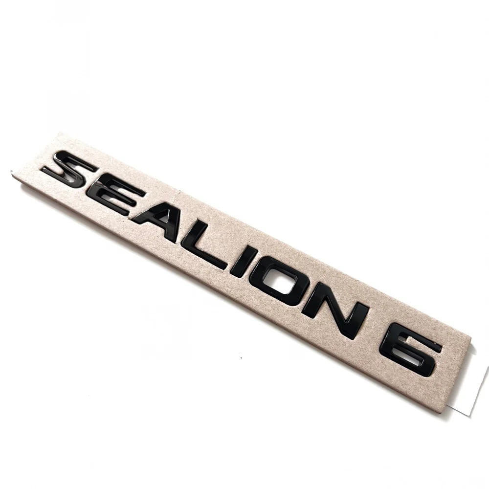 Rear Bumper Glossy Black Badges LOGO for BYD - Image 30